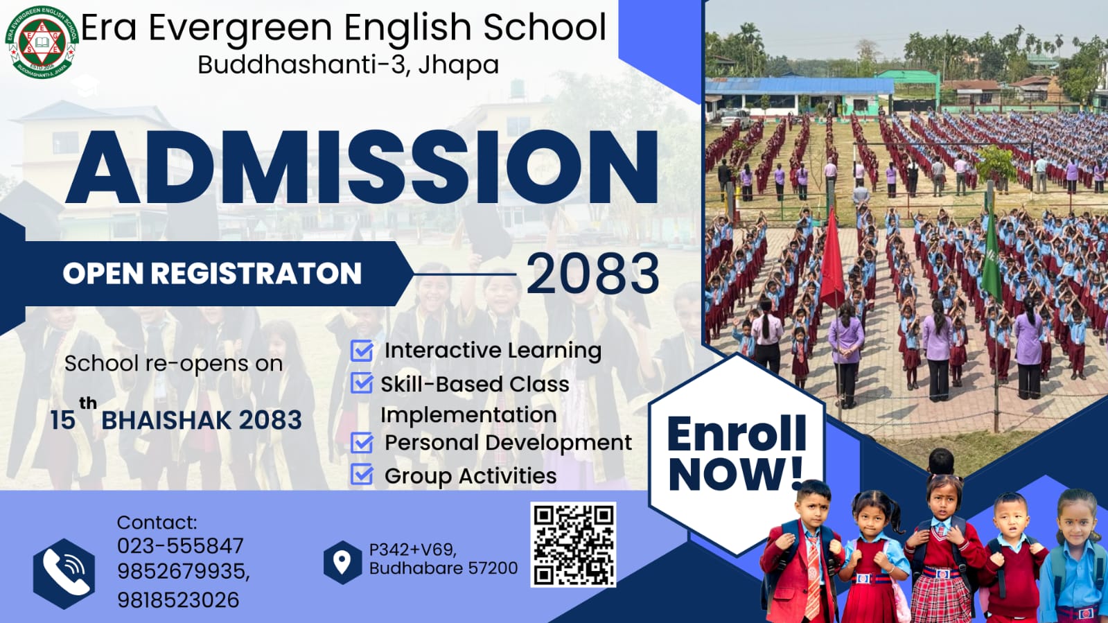 Admission Open 2083